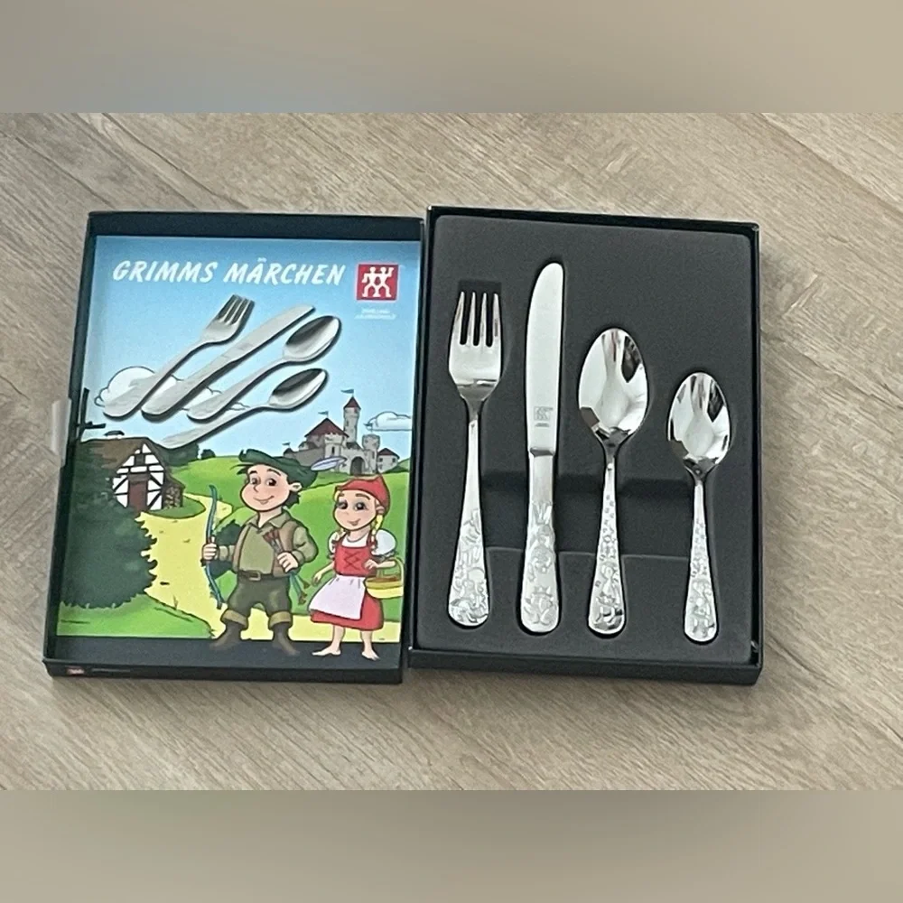 ZWILLING Henckels‎ 4-PC KIDS Grimm’s Marchen FLATWARE SET STAINLESS STEEL